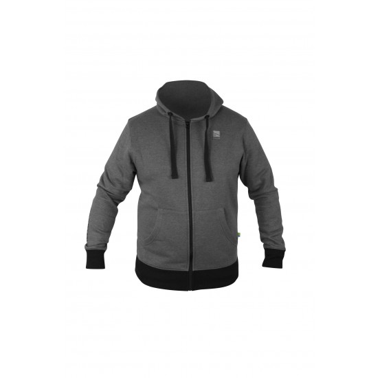 Hanorac Preston - Grey Zip Hoodie XXL